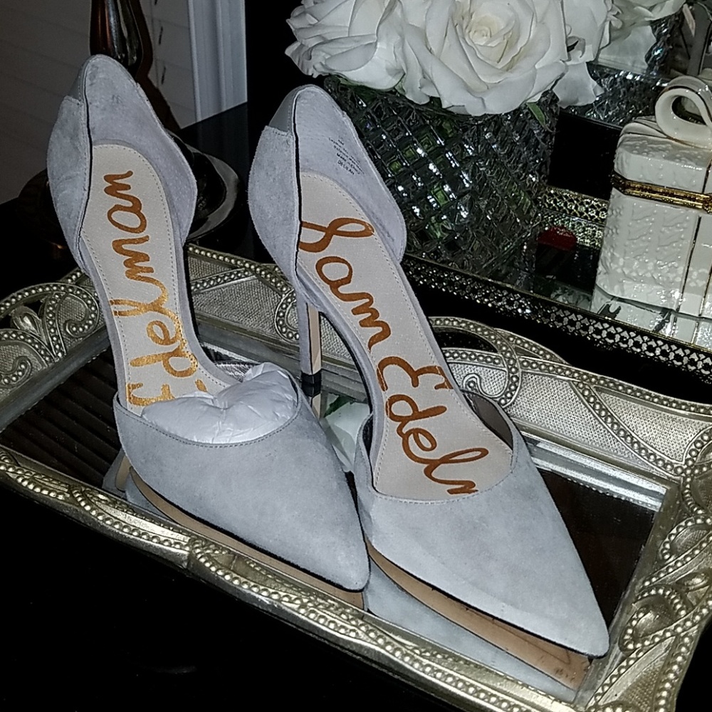 Gorgeous suede high heels👠